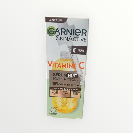 Garnier Sérum de Nuit 10% Vitamine C Pure et Acide Hyaluronique 30 ml